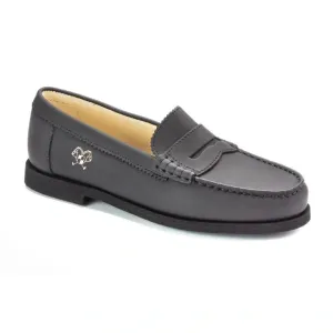 2525 - Black Sahara Girls School Loafer