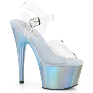 ADORE-708LQ Clear/Liquid Light Blue Hologram