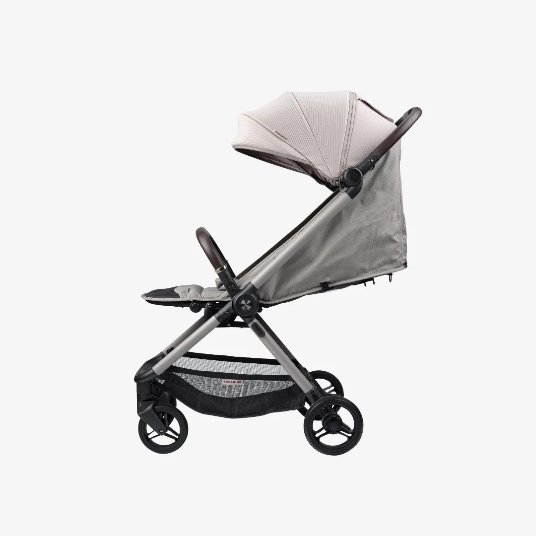 Auto Fold Compact Stroller - Almond