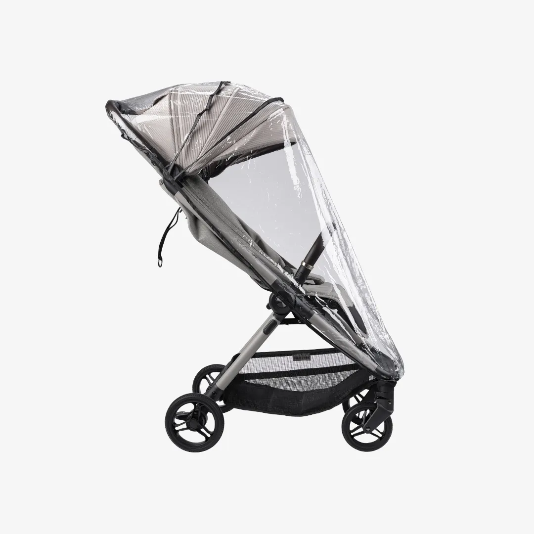 Auto Fold Compact Stroller - Almond