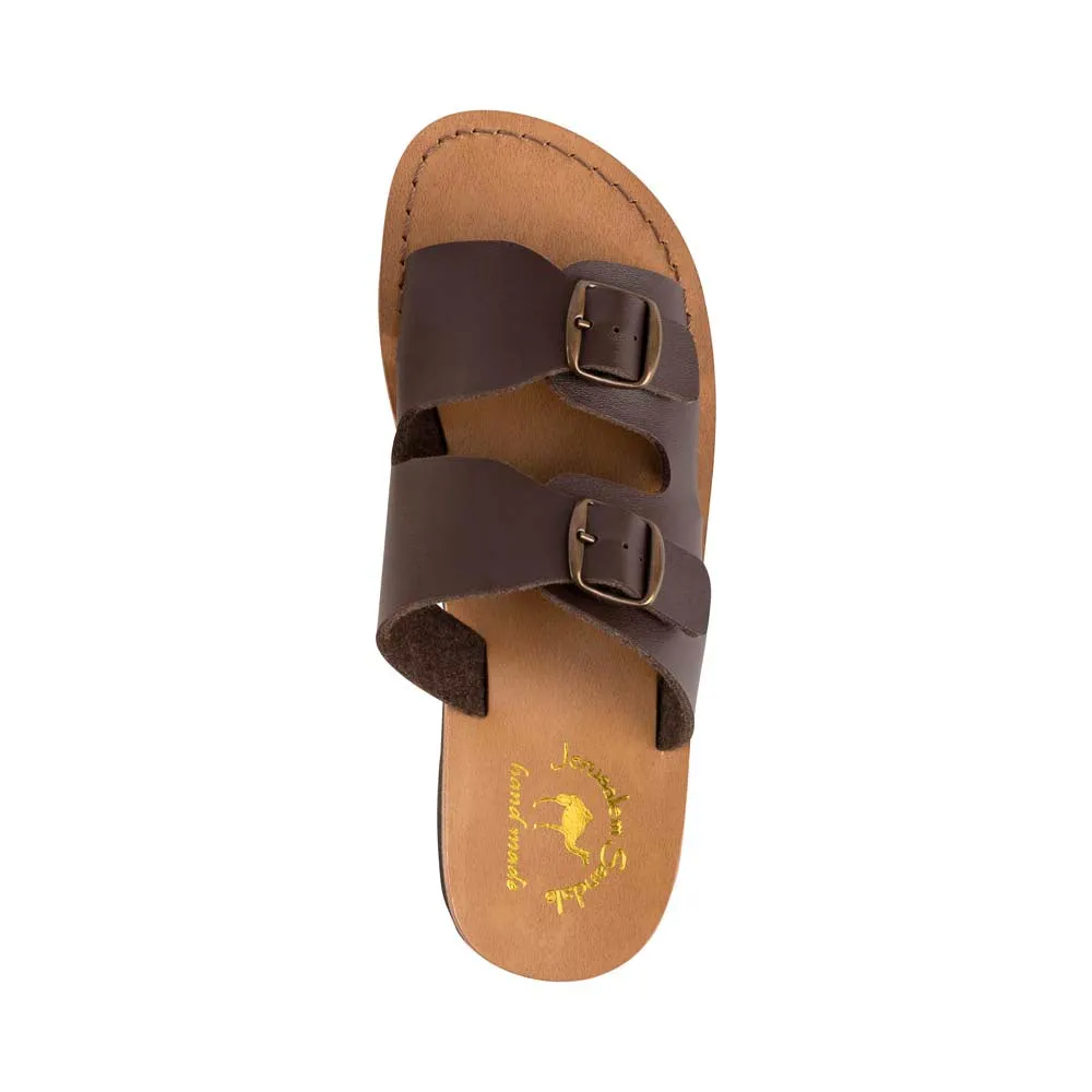 Barnabas Vegan - Leather Alternative Sandal | Brown
