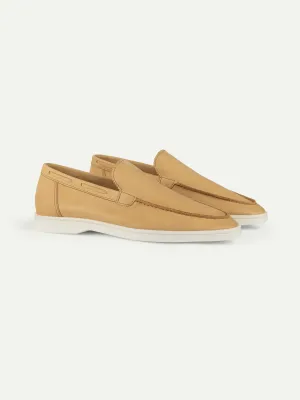 Beige Nubuck - Yacht Loafers