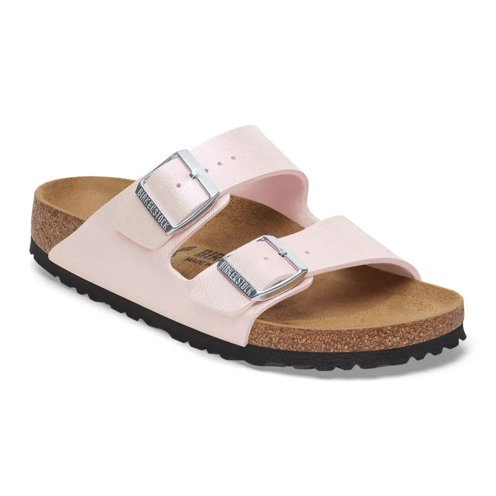 Birkenstock - Arizona BS Birko-Flor Embossed Saffiano - 1029511 - Light Rose - Sandals