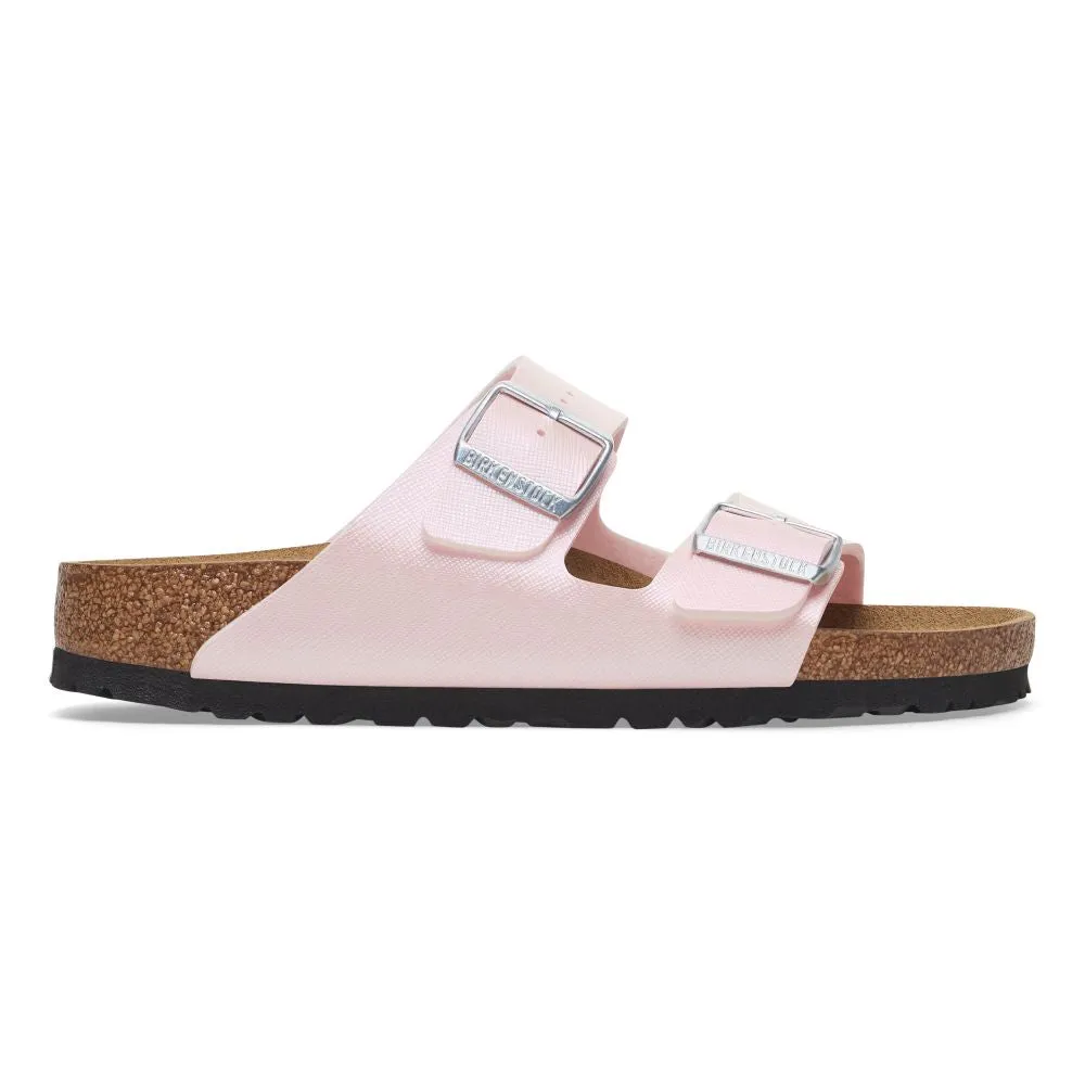 Birkenstock - Arizona BS Birko-Flor Embossed Saffiano - 1029511 - Light Rose - Sandals