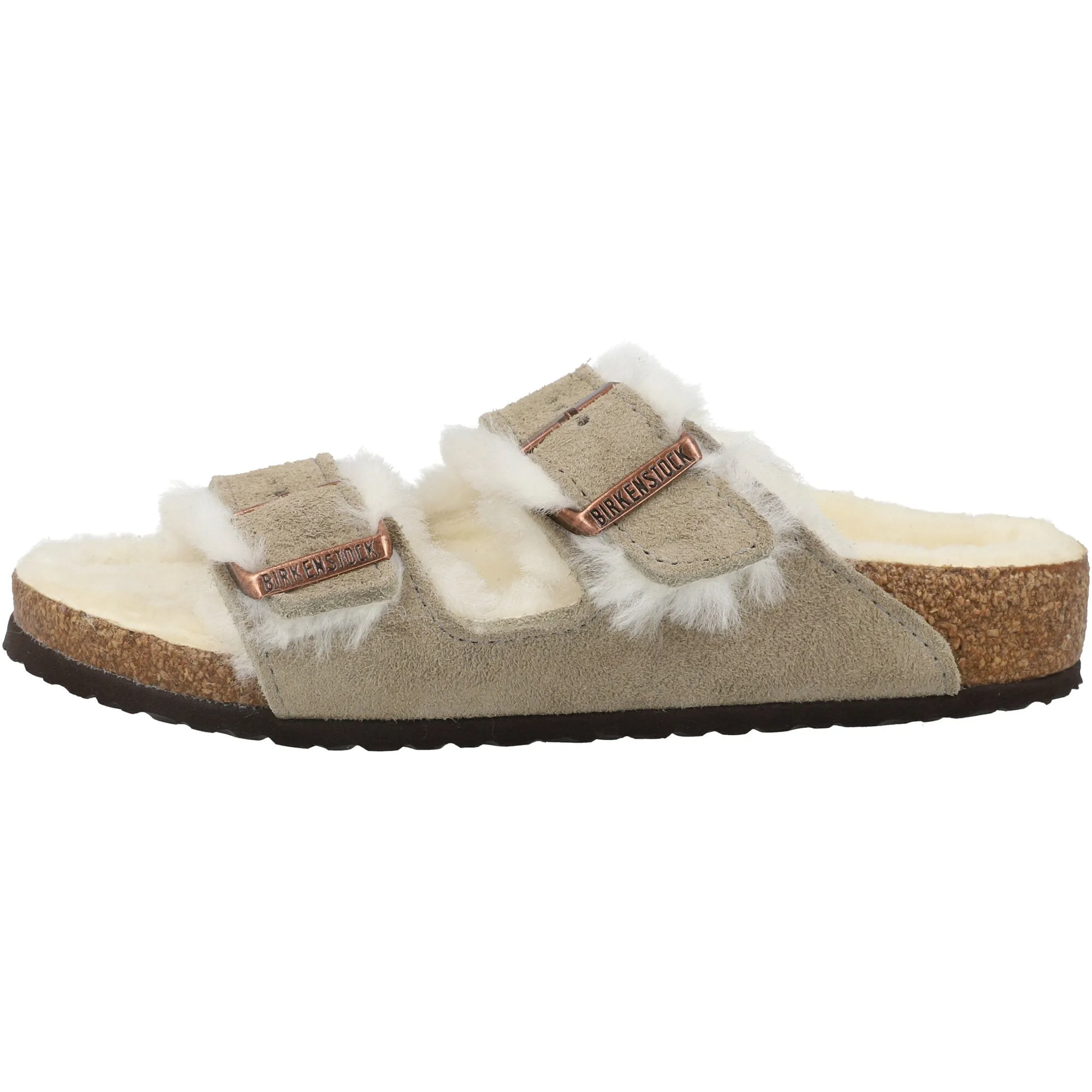 Birkenstock Arizona Shearling Kids Taupe Sandals