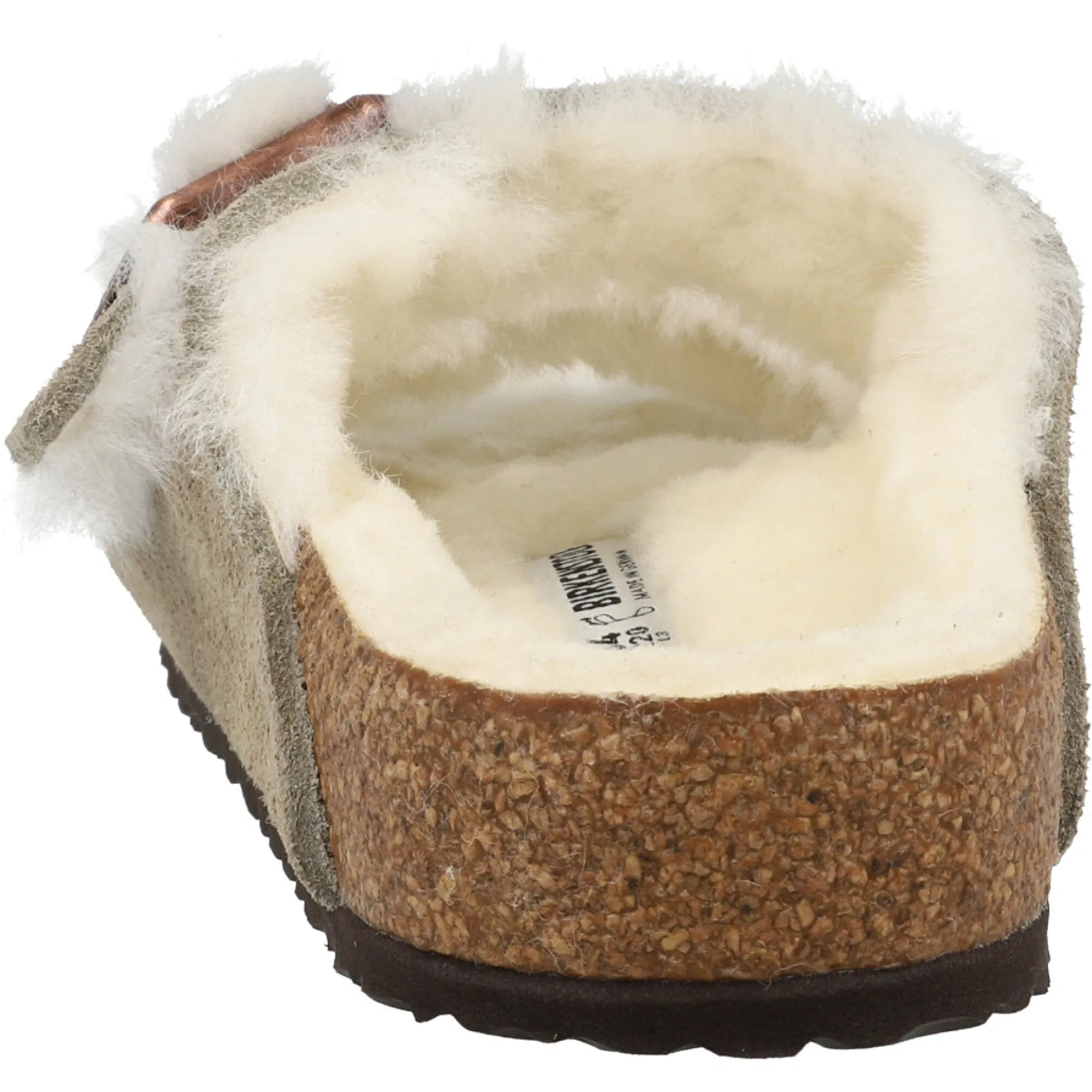 Birkenstock Arizona Shearling Kids Taupe Sandals