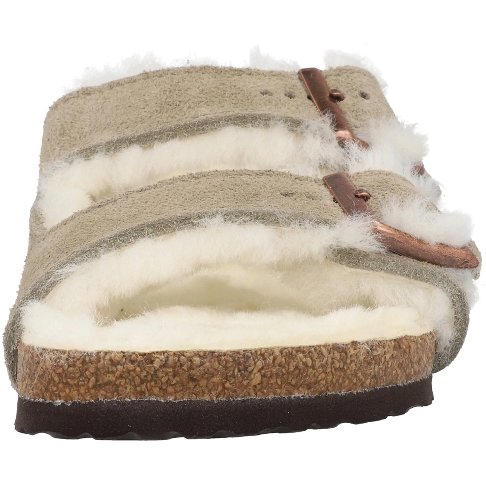 Birkenstock Arizona Shearling Kids Taupe Sandals