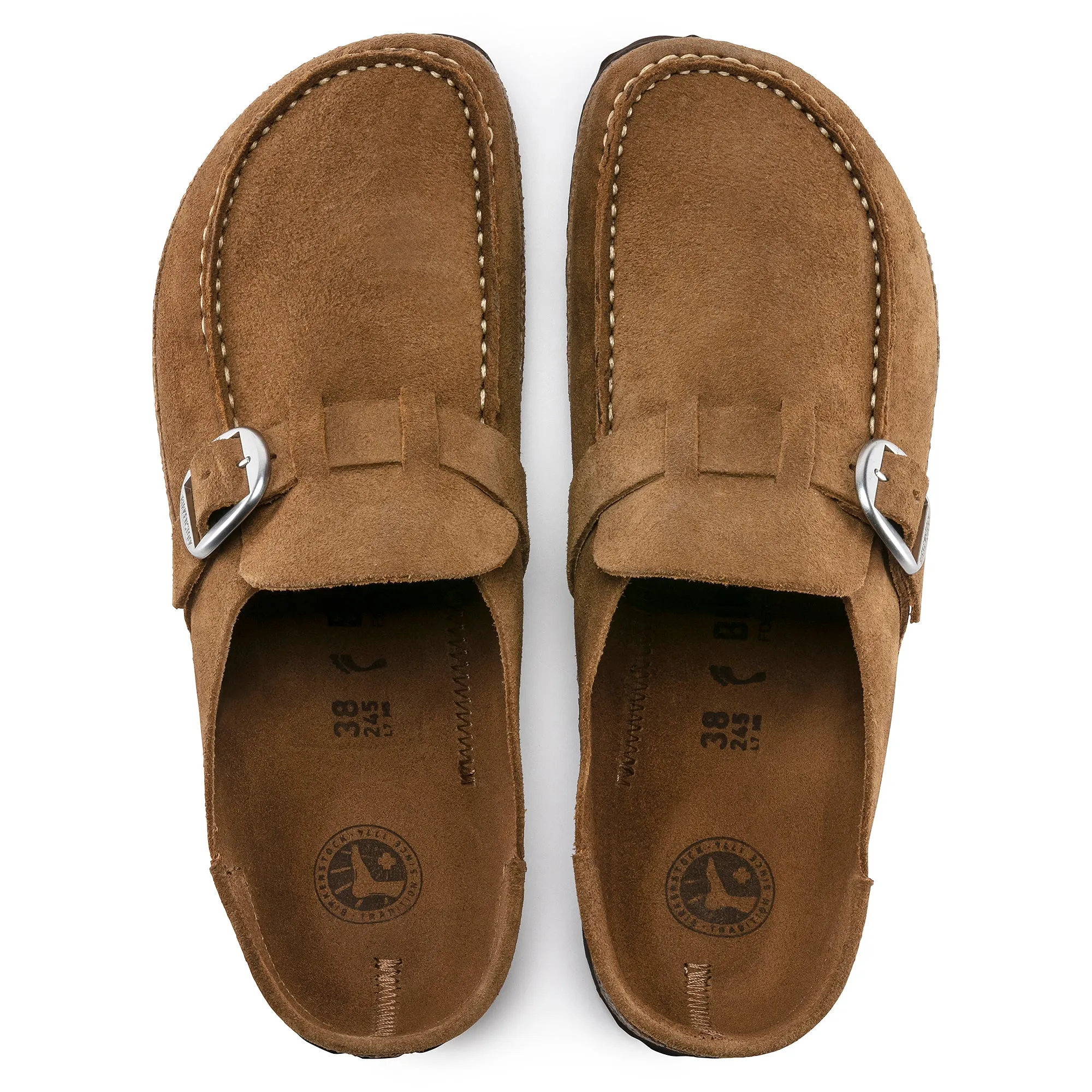 Birkenstock Buckley tea suede