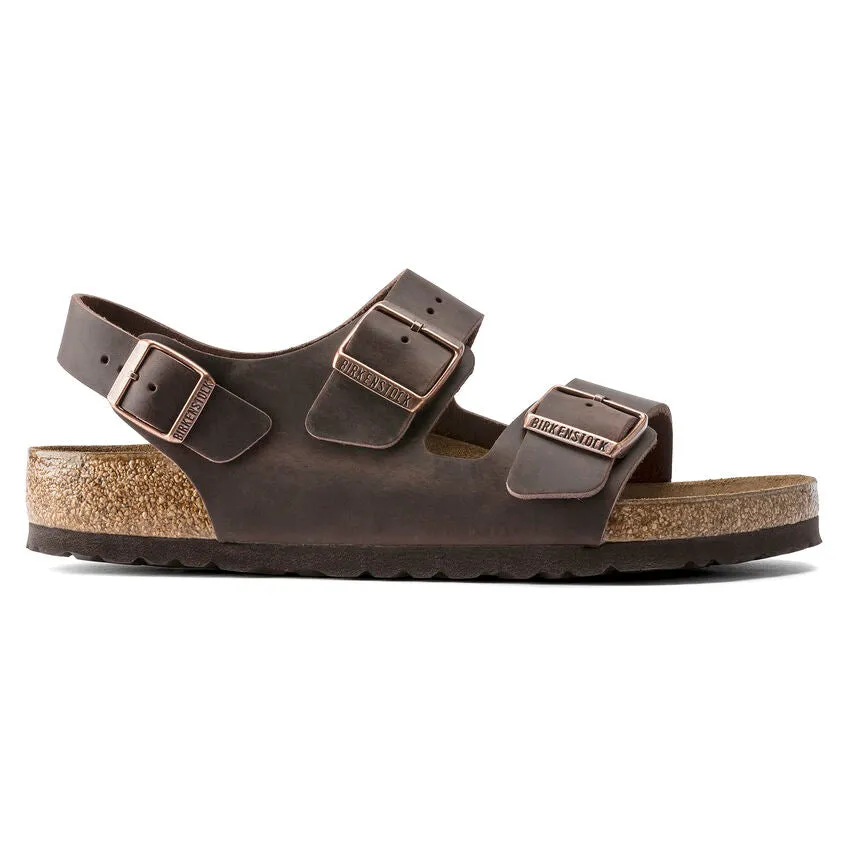 Birkenstock Milano Habana Oiled Leather