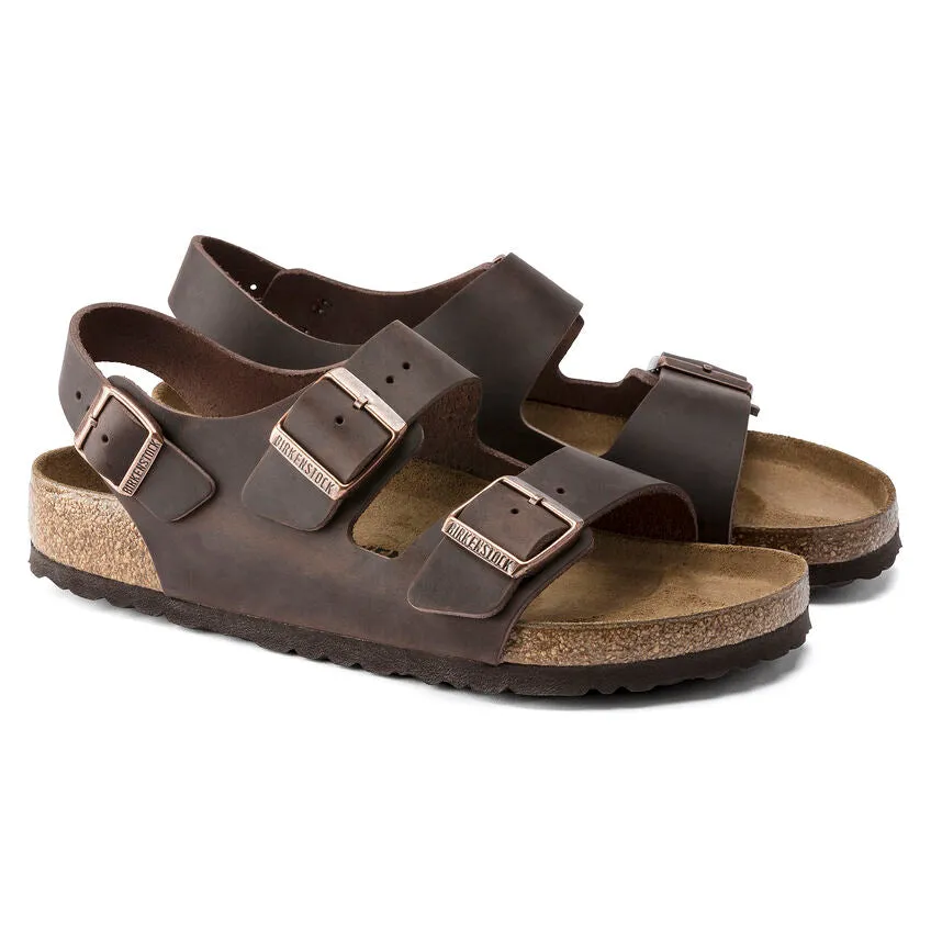 Birkenstock Milano Habana Oiled Leather