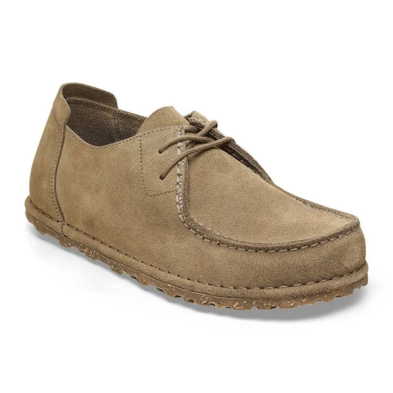 Birkenstock Utti Lace - Gray Taupe Suede