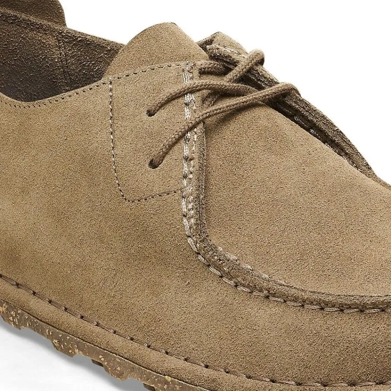 Birkenstock Utti Lace - Gray Taupe Suede