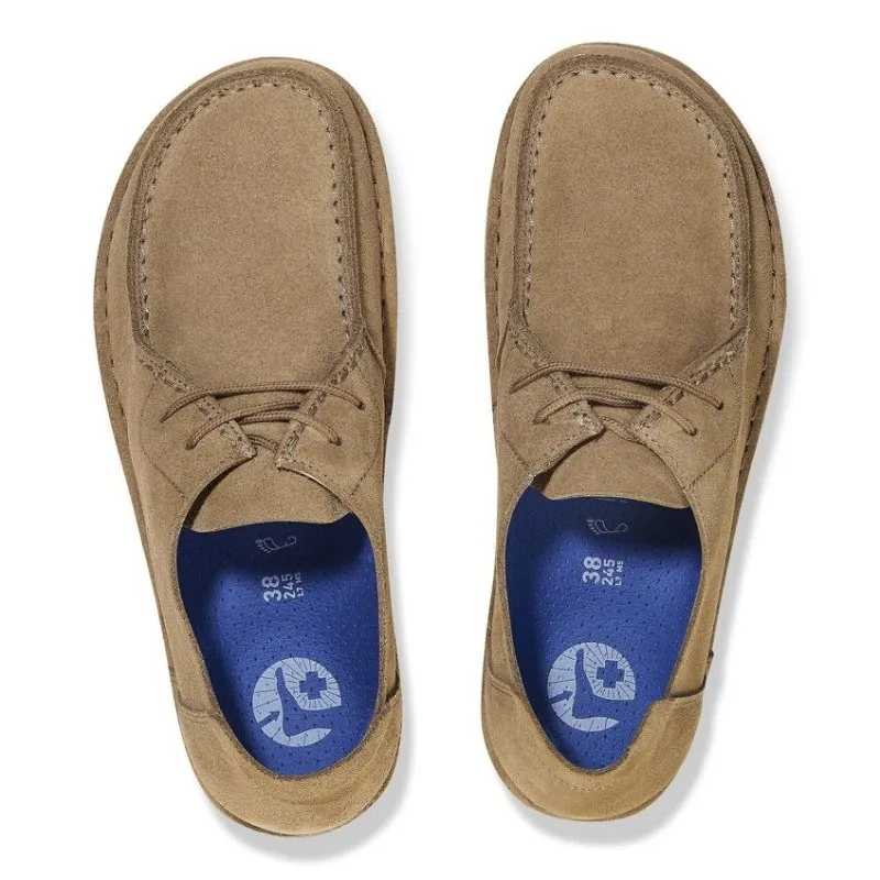Birkenstock Utti Lace - Gray Taupe Suede
