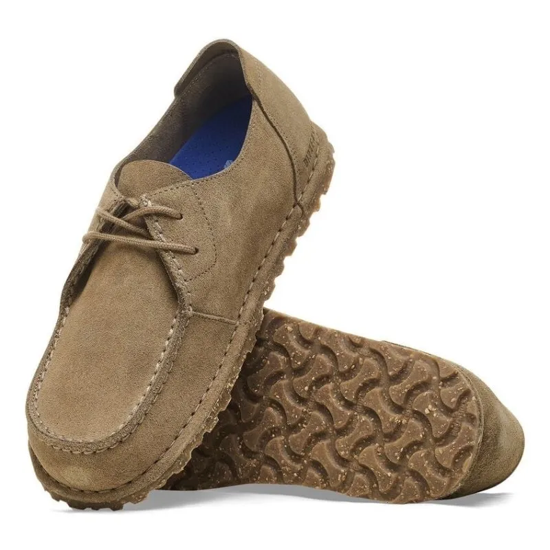 Birkenstock Utti Lace - Gray Taupe Suede