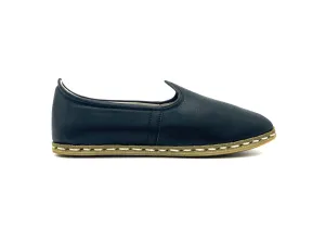 Black Leather Loafers