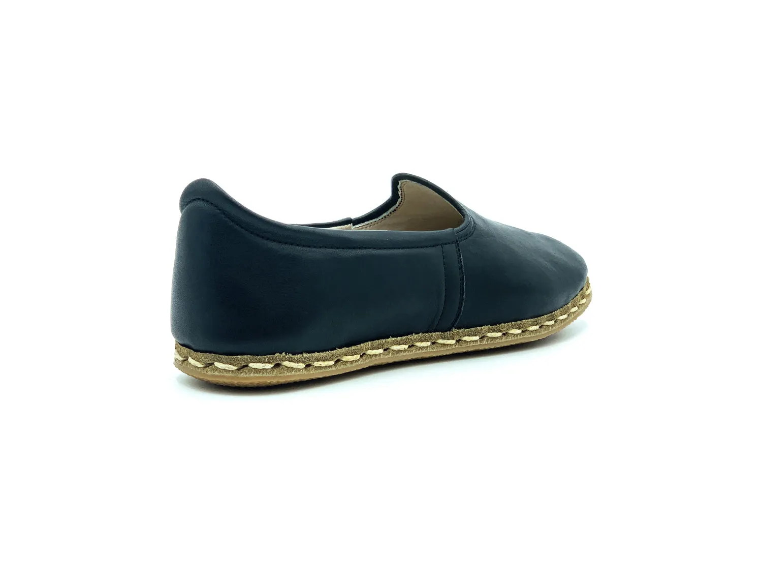 Black Leather Loafers