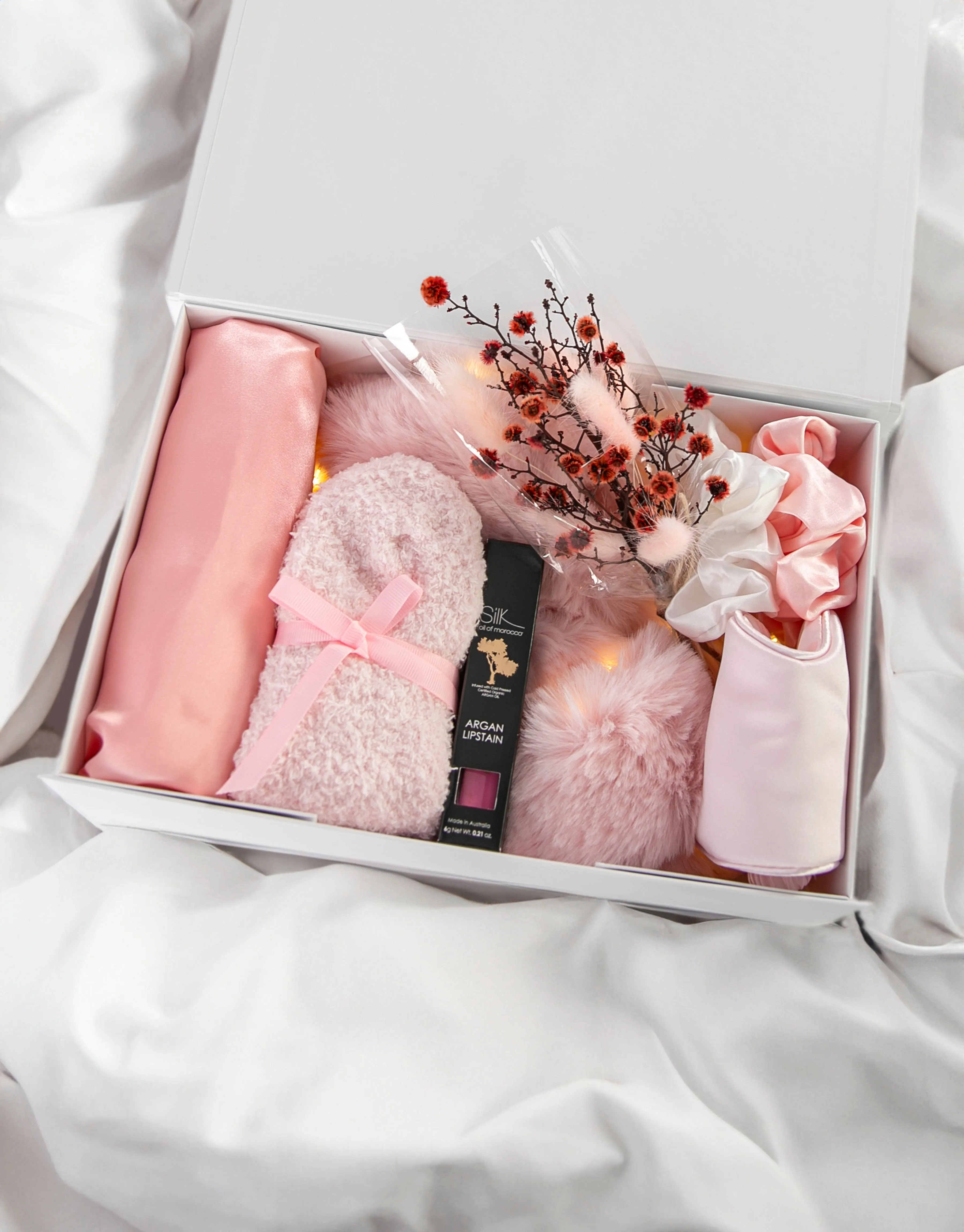 Blush Pink Silky Dreams Gift Box | Curated Gift Box