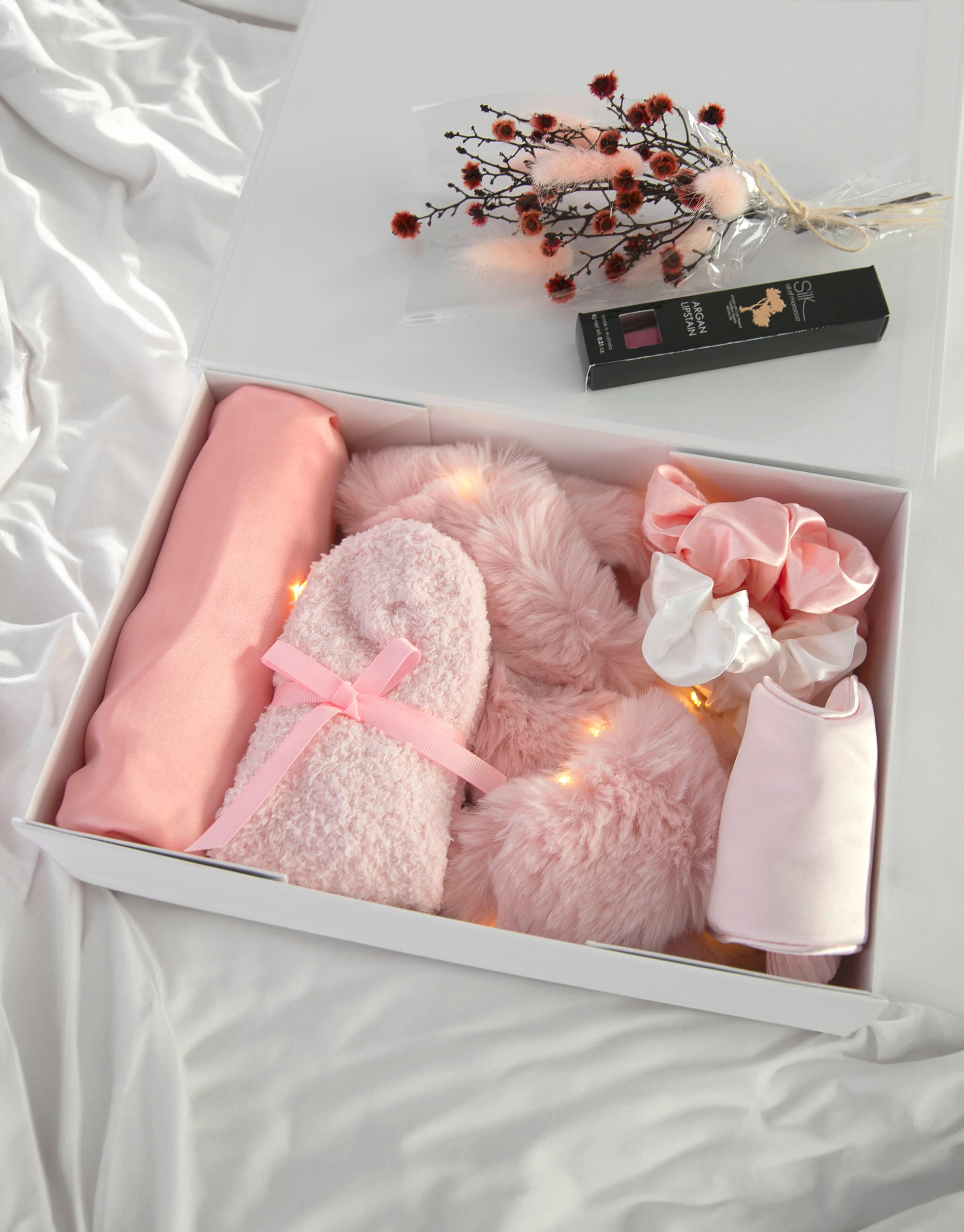 Blush Pink Silky Dreams Gift Box | Curated Gift Box