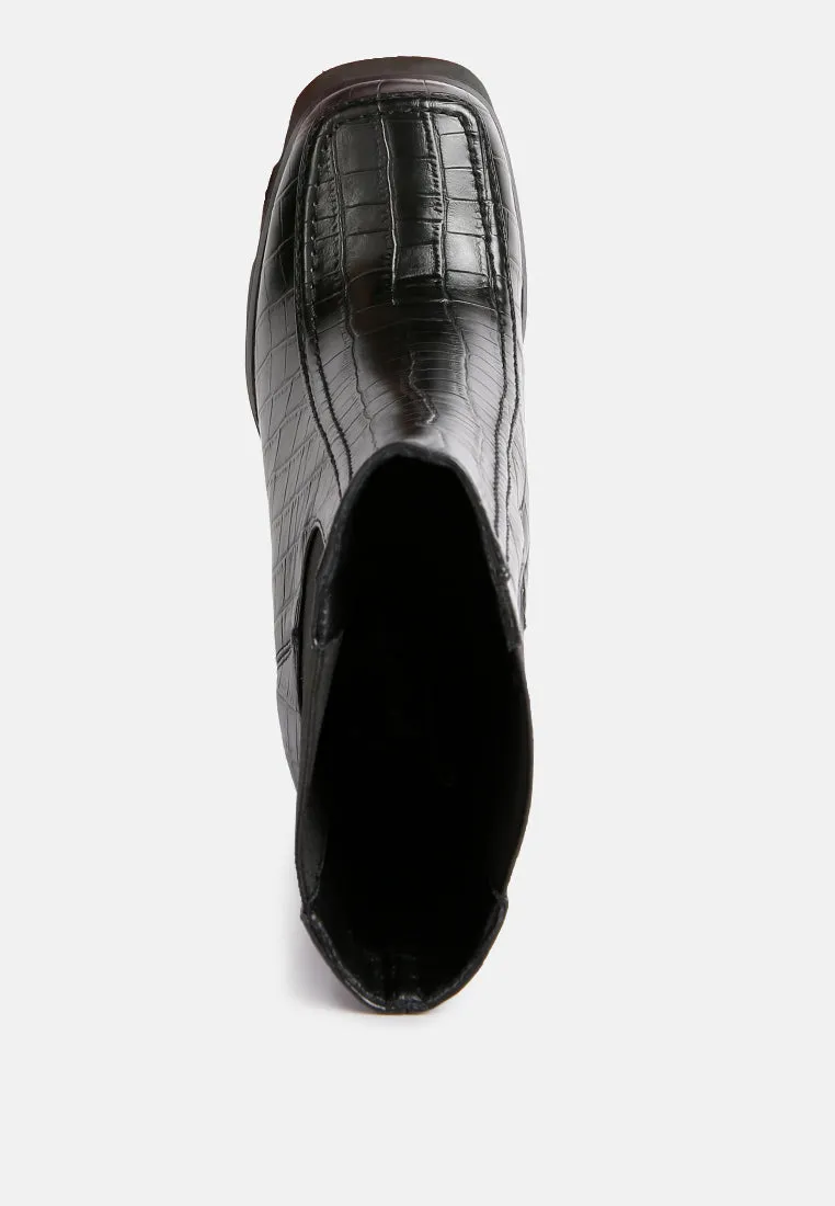 Bounty High Platform Heel Chelsea Boots By Ruw