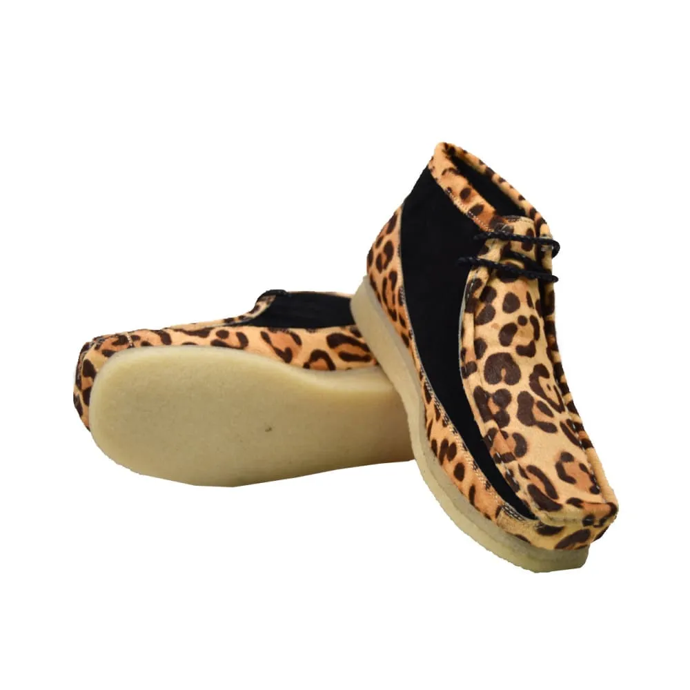 British Walkers Walker 200 Men's Black Leopard Suede