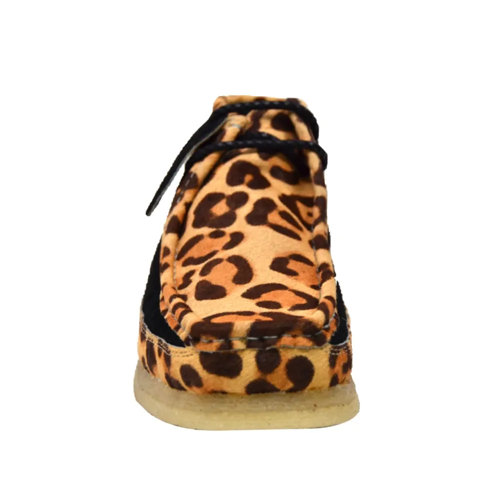 British Walkers Walker 200 Men's Black Leopard Suede