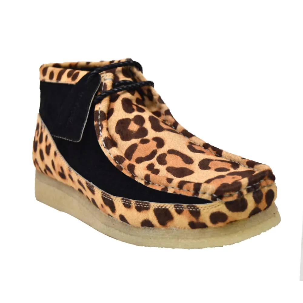 British Walkers Walker 200 Men's Black Leopard Suede