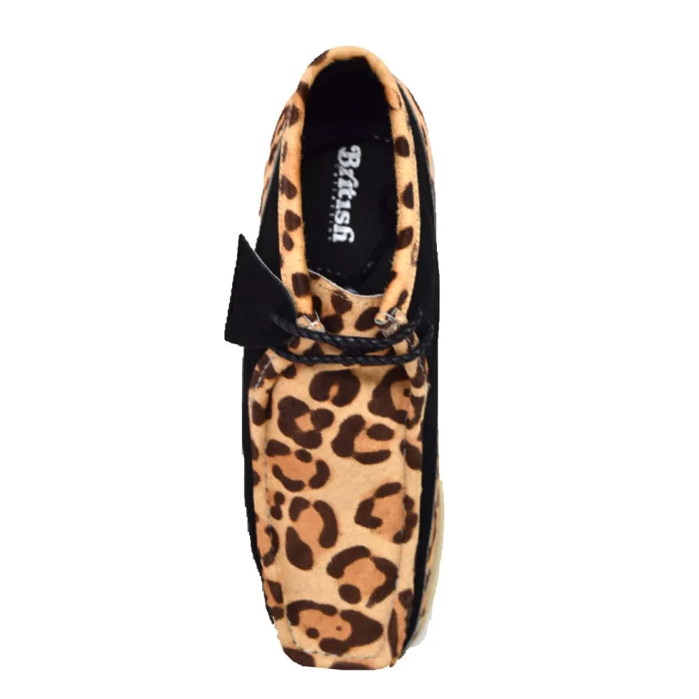 British Walkers Walker 200 Men's Black Leopard Suede