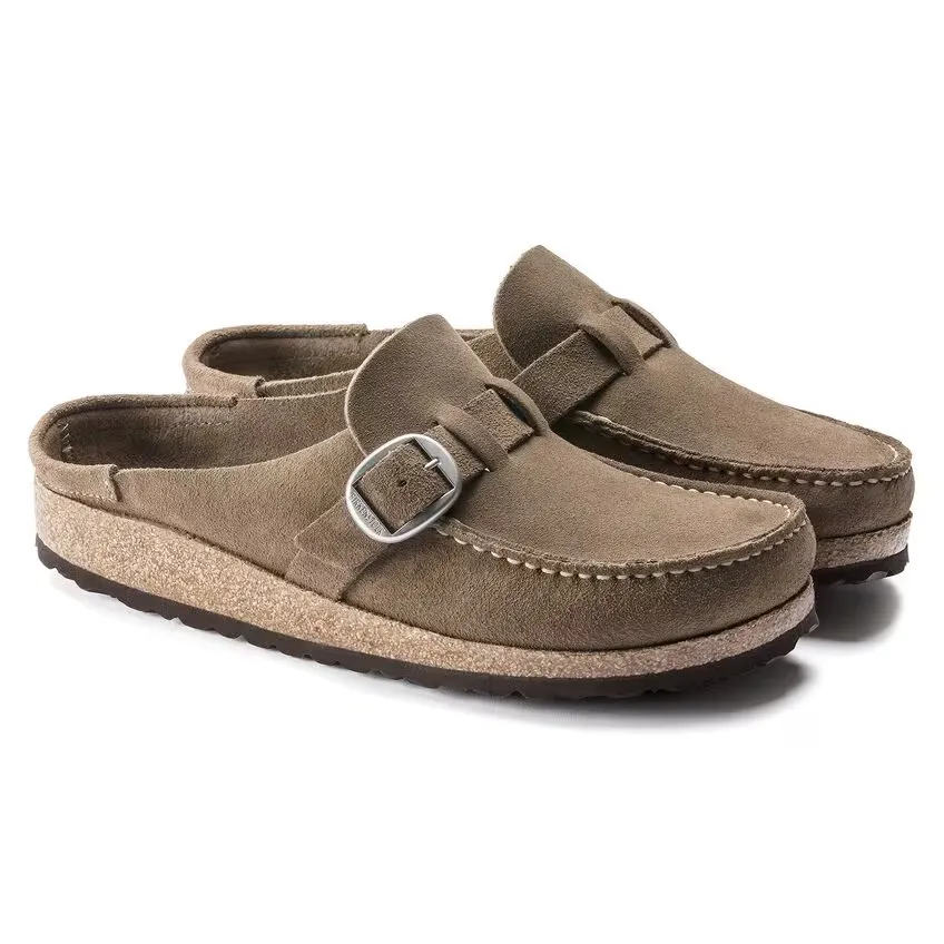 Buckley - Suede Gray Taupe Regular Width - Women's