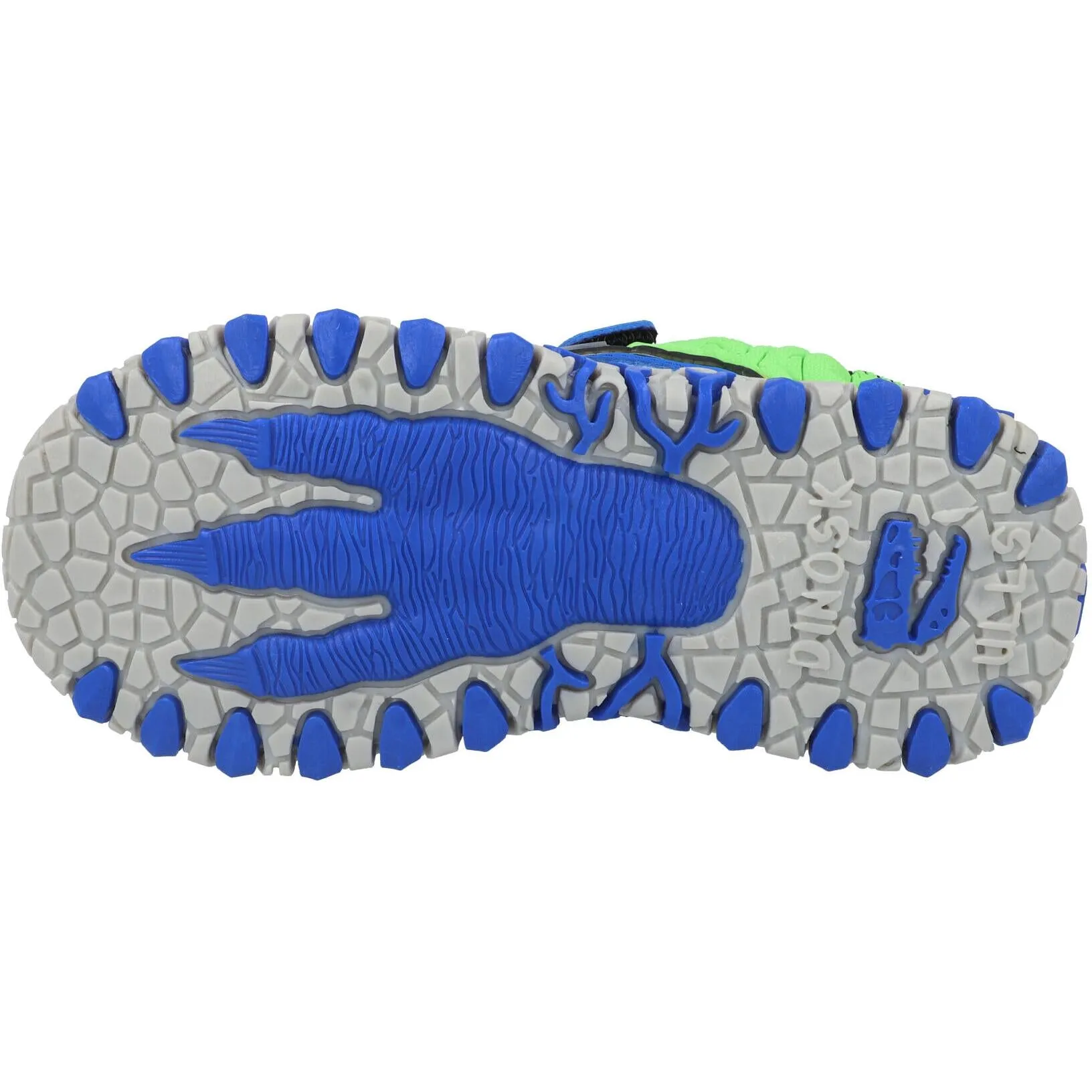 Bull Boys Spinosaurus Lights Royal Blue Dinosaur Sandals