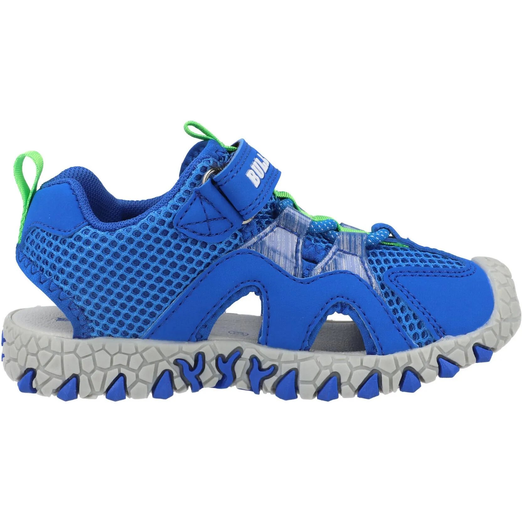 Bull Boys Spinosaurus Lights Royal Blue Dinosaur Sandals