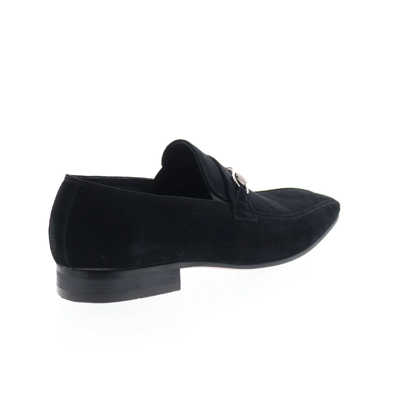 Carrucci Calf Skip Pn Loafer KS308-08B2S Mens Black Loafers Casual Shoes