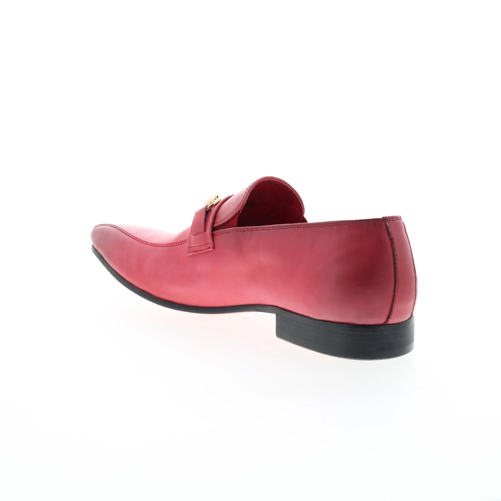 Carrucci Calf Skip Pn Loafer KS308-08B2S Mens Red Loafers Casual Shoes