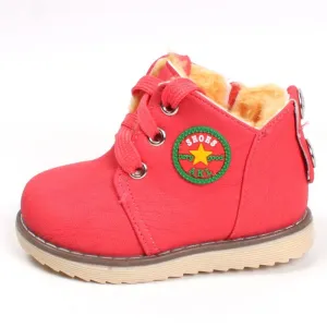 children's winter shoes thick keep warm cotton-padded boots boys girls high non-slip comfortable boots 273