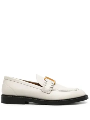 Chloe Marcie Loafer Eggshell