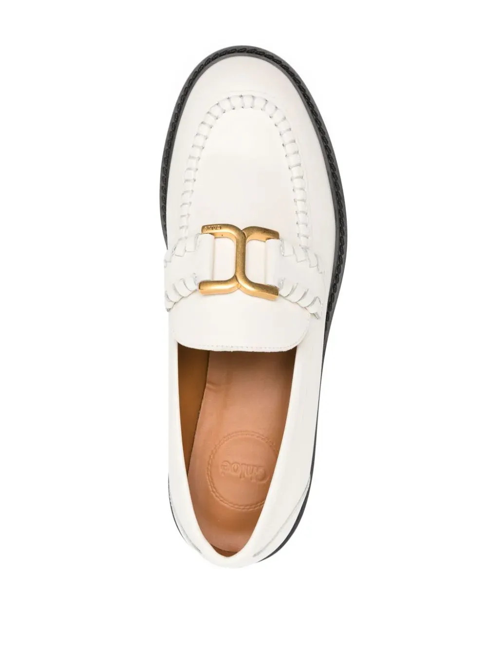 Chloe Marcie Loafer Eggshell