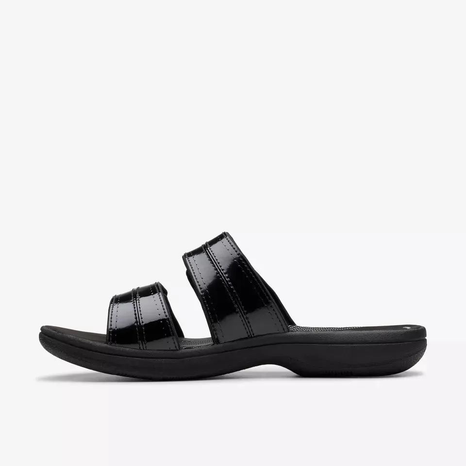 Clarks Women's Breeze Maye Black Pat 26181759
