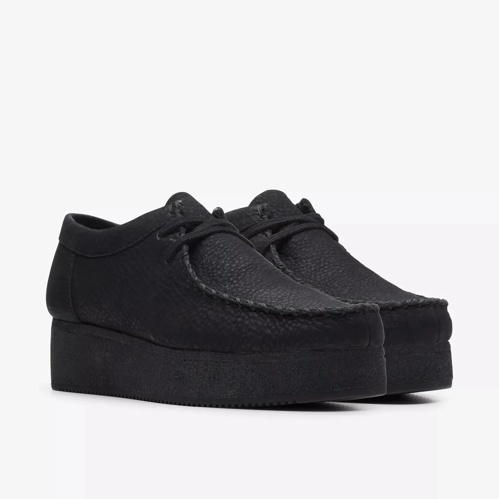 Clarks Women's Wallacraft Lo Black Leather 26148632