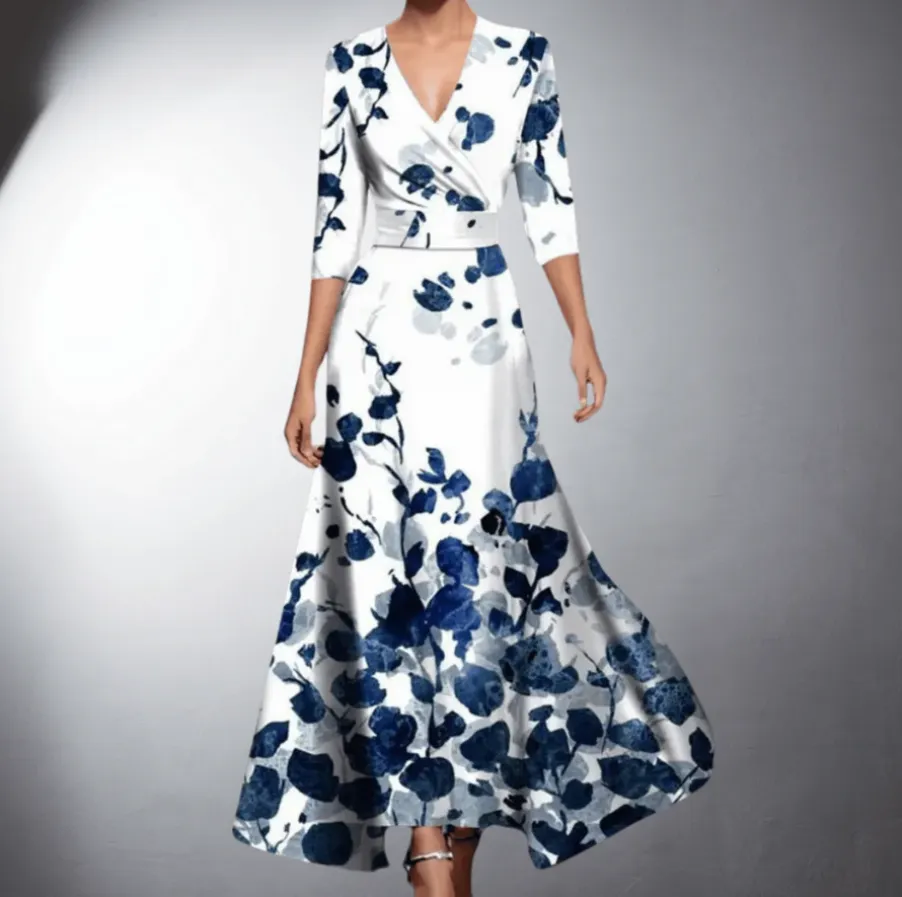 CORDULA I CLASSIC FLOWERED DRESS