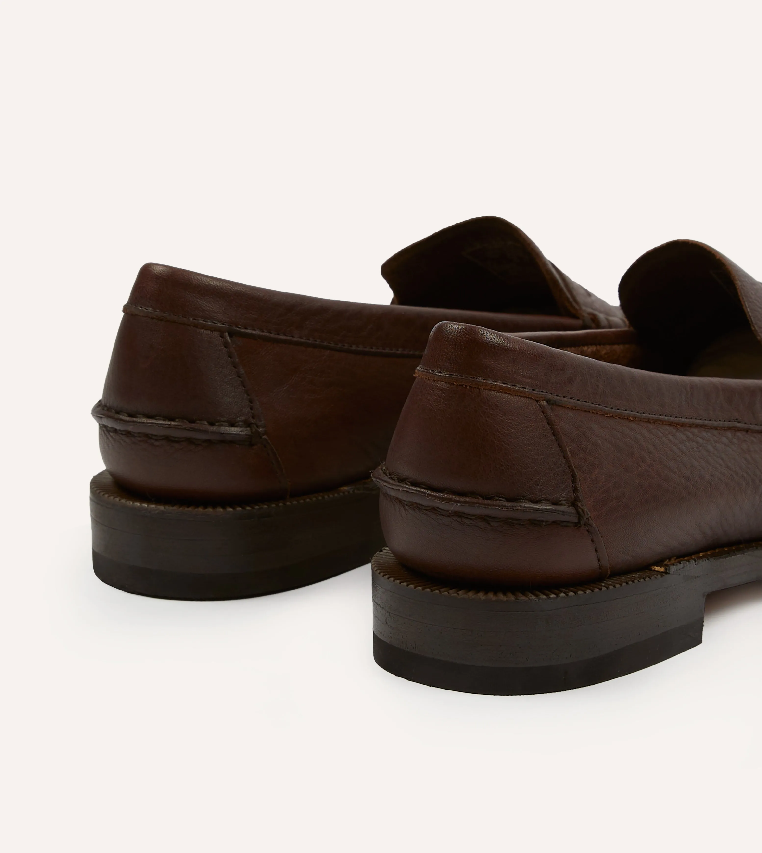 Drake's by Sebago Citysides Dan Bison Leather Loafer