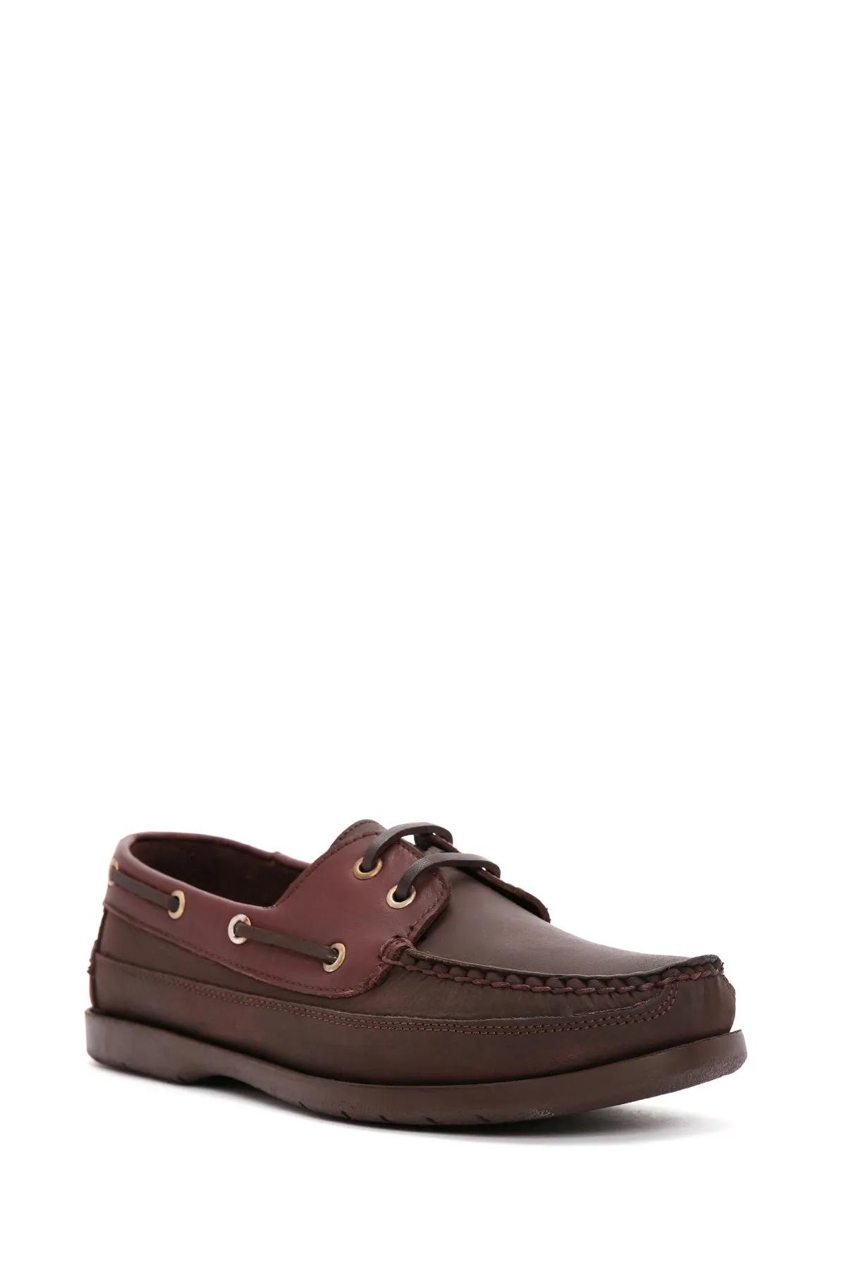 Erkek Kahverengi Deri Comfort Loafer