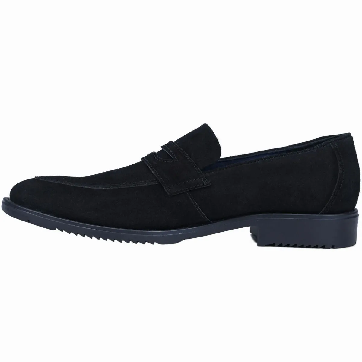 Exclusive Penny Loafer in Suede with Classy Rubber Sole