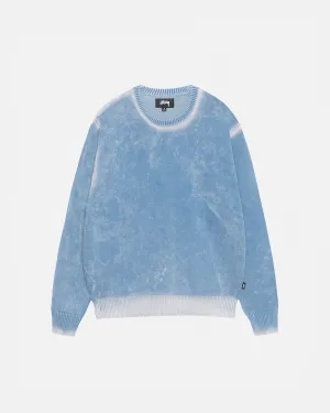 FADED COTTON KNIT CREW