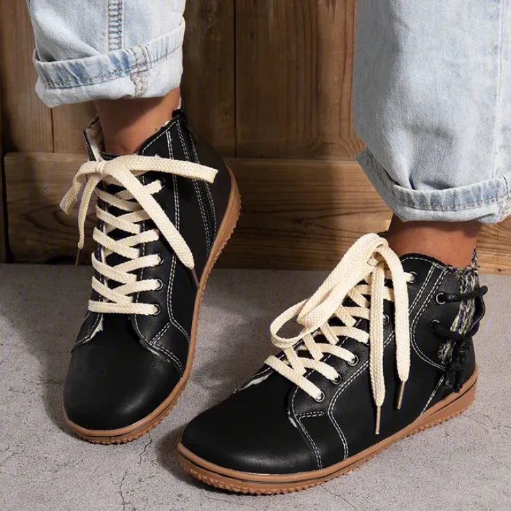 Flat Ankle Plus Velvet Warm Snow Boot