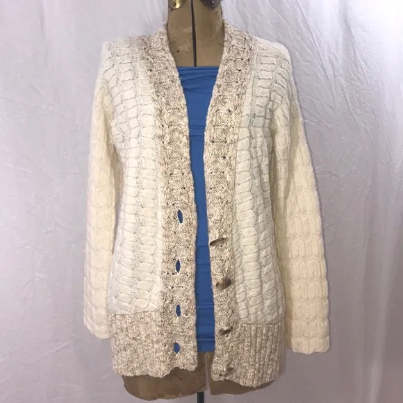 Free People Knit Boho Relaxed Sweater