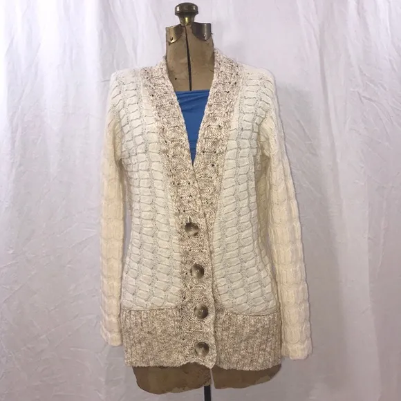 Free People Knit Boho Relaxed Sweater
