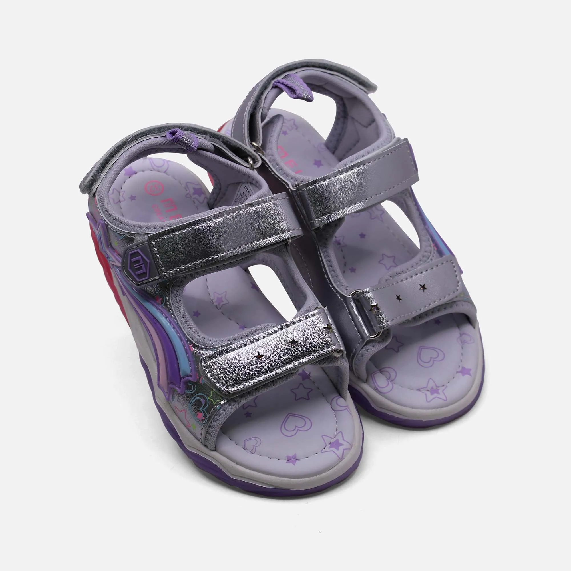 GIRLS LIGHT SLIP-ON SANDALS