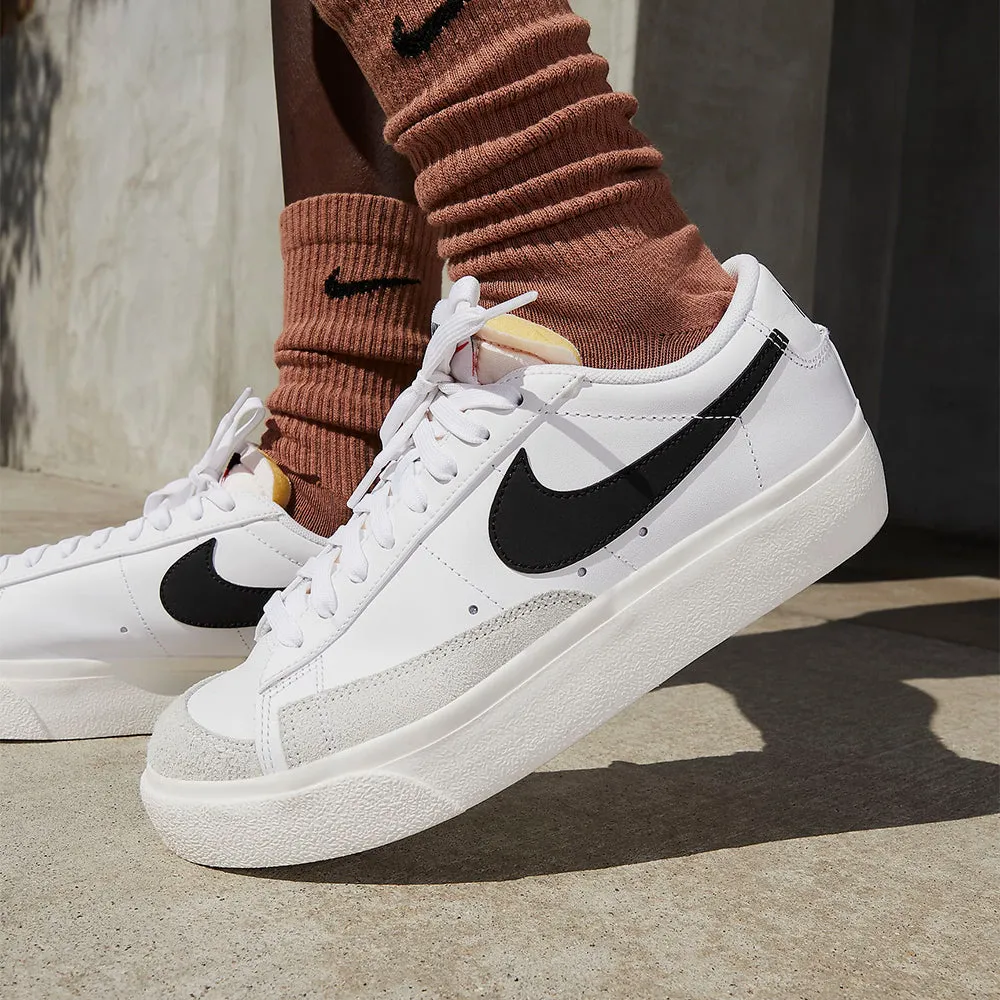 Giày Sneakers Nữ Nike Blazer Low Platform - Trắng