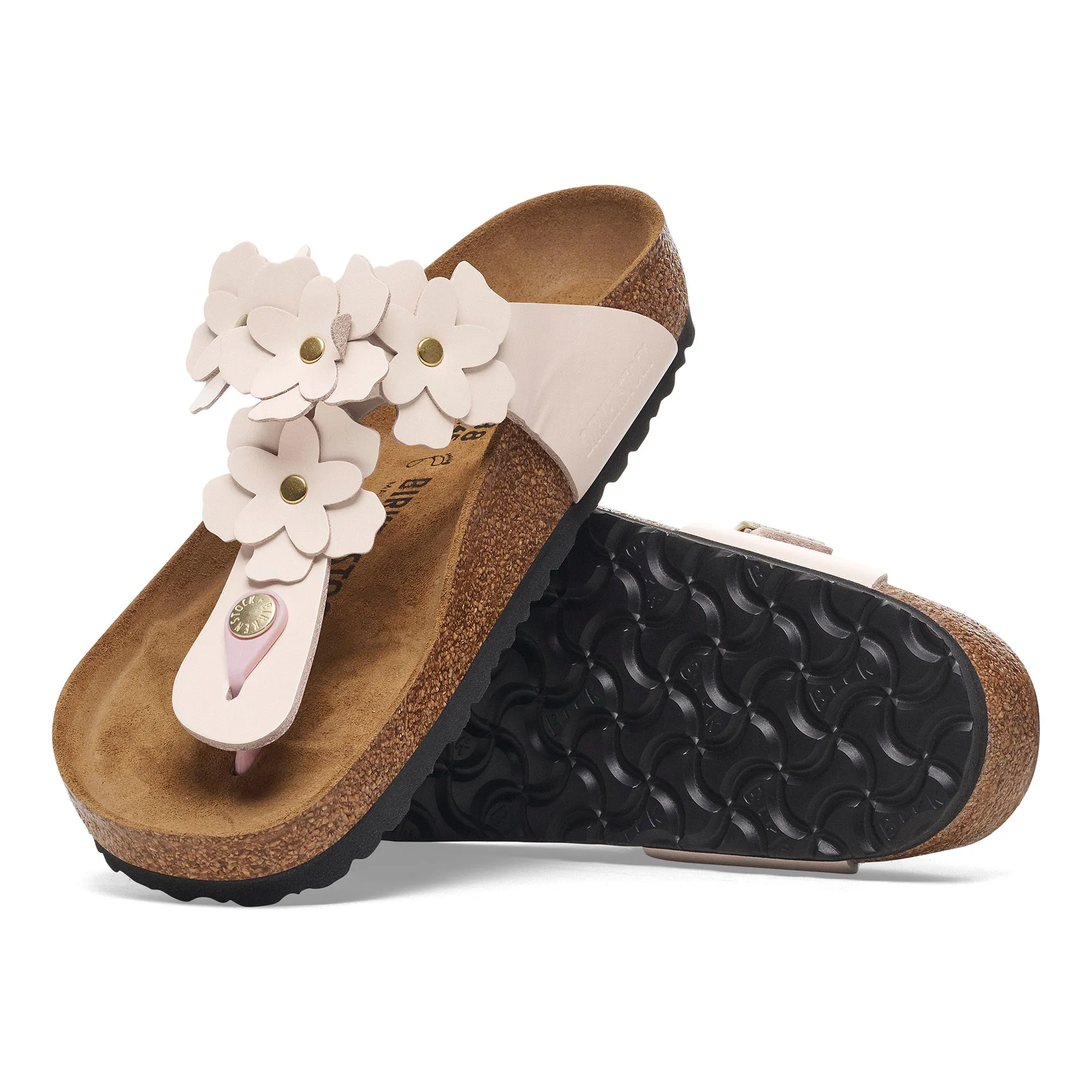 GIZEH FLOWERS - LIGHT ROSE - LEATHER