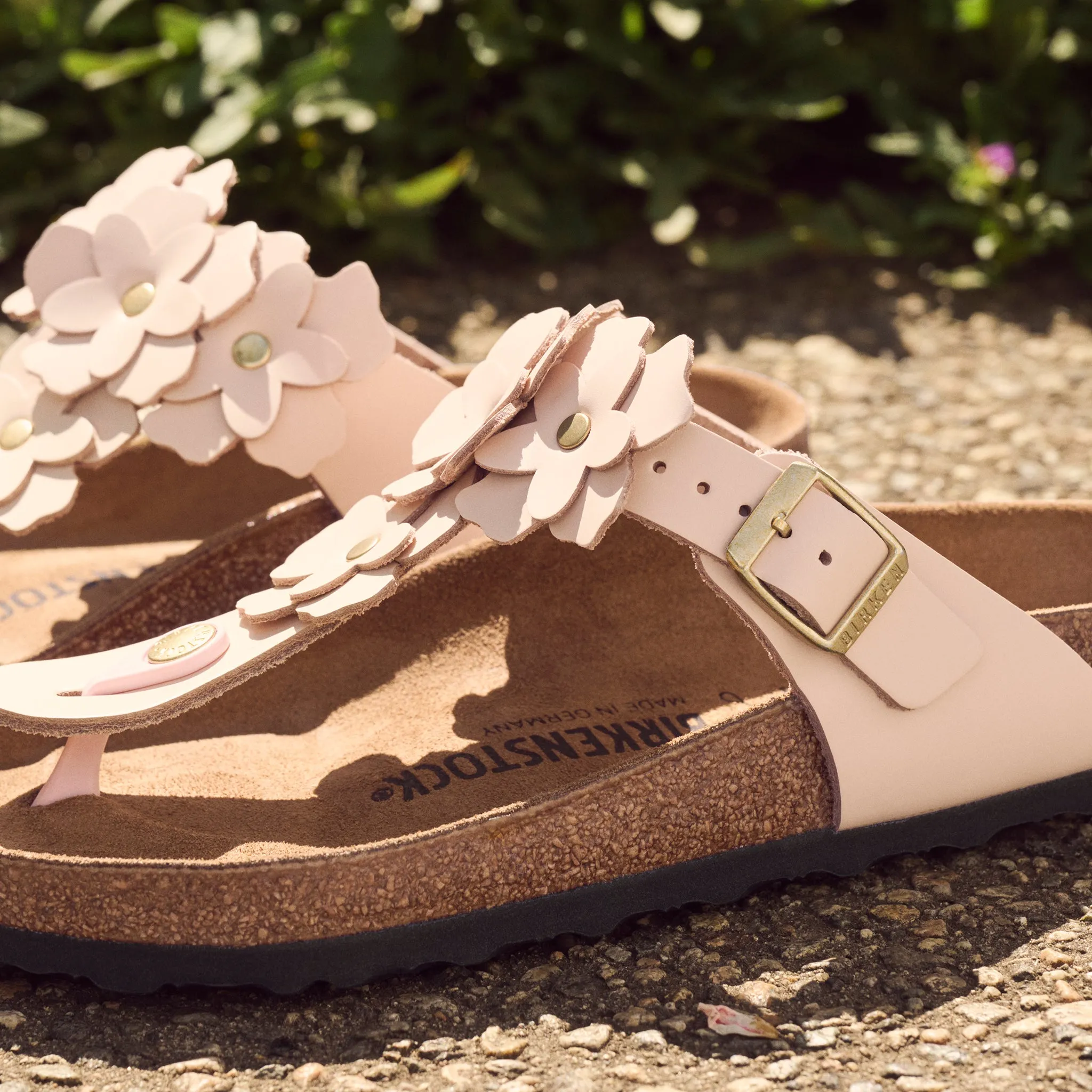 GIZEH FLOWERS - LIGHT ROSE - LEATHER