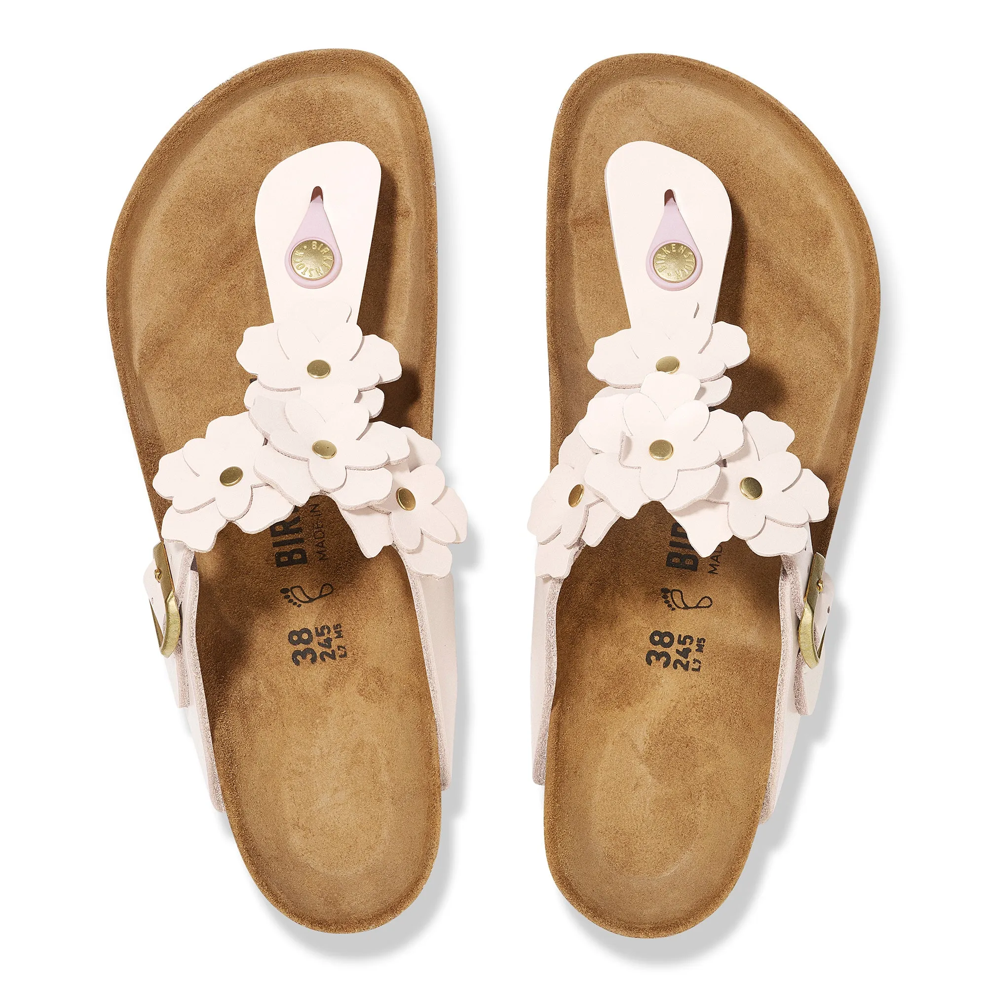 GIZEH FLOWERS - LIGHT ROSE - LEATHER